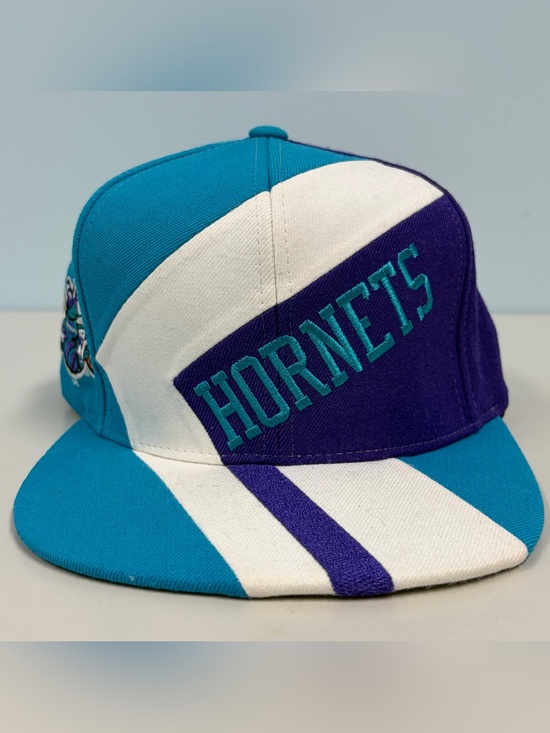Mitchell & Ness Other - Charlotte Hornets Mitchell & Ness Hardwood Classics Hat Snapback Retro NBA Block